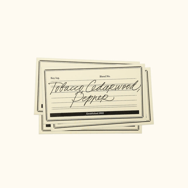 Tobacco, Cedarwood, Pepper
