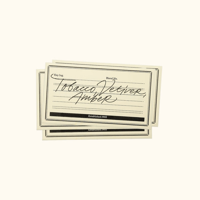 Tobacco, Vetiver, Amber