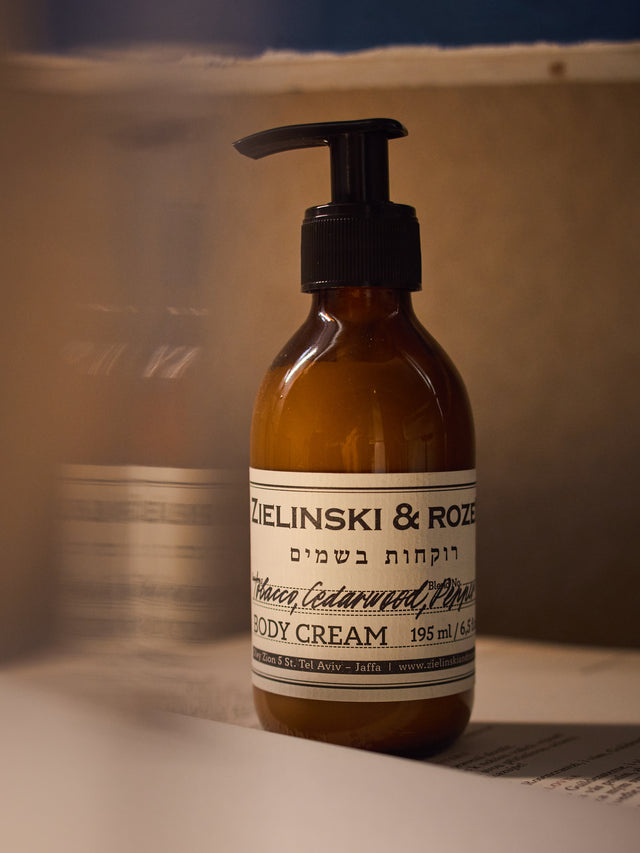 Body cream Tobacco, Cedarwood, Pepper (195 ml)