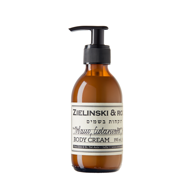 Body cream Tobacco, Cedarwood, Pepper (195 ml)