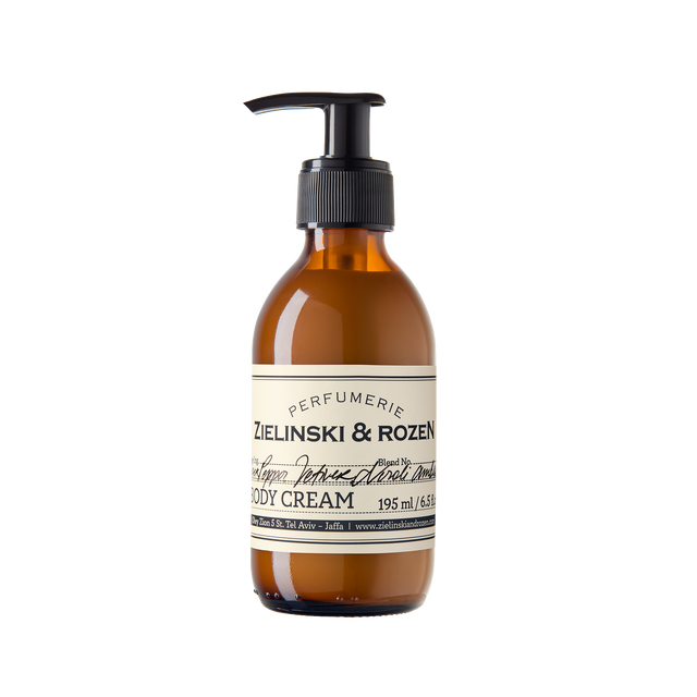Body cream Black Pepper, Vetiver, Neroli, Amber (195 ml)