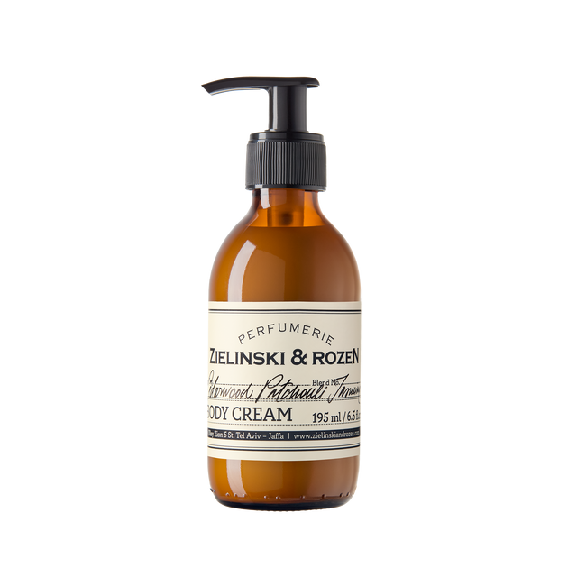 Body cream Cedarwood, Patchouli, Jasmine (195 ml)