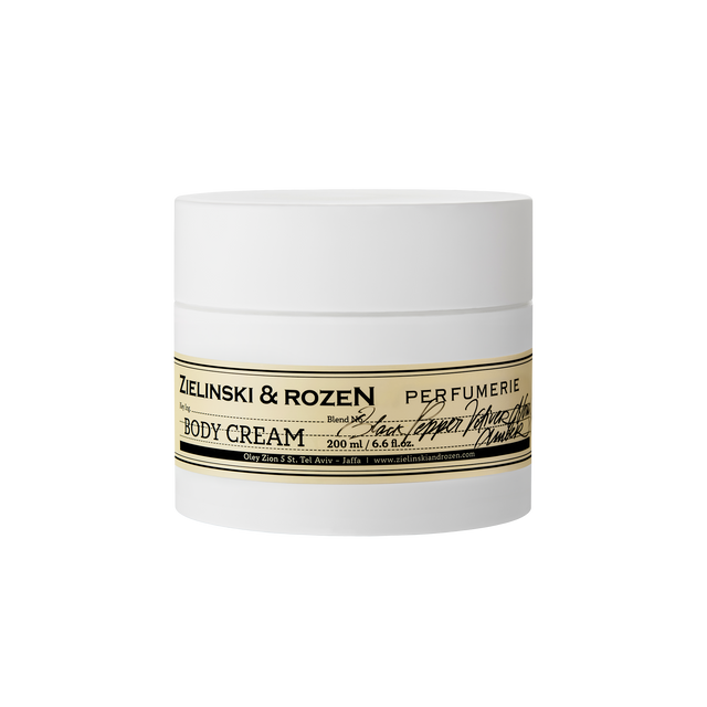 Body cream Black Pepper, Vetiver, Neroli, Amber (200 ml)