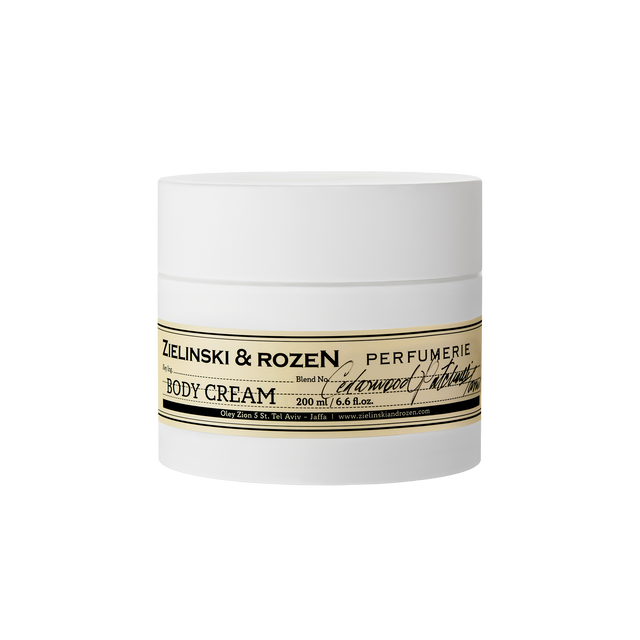 Body cream Cedarwood, Patchouli, Jasmine (200 ml)