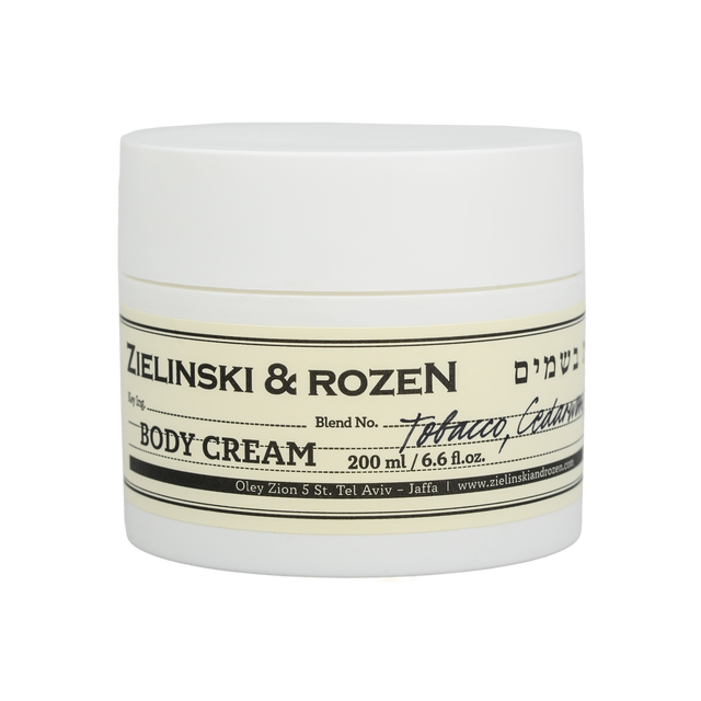 Body cream Tobacco, Cedarwood, Pepper (200 ml)