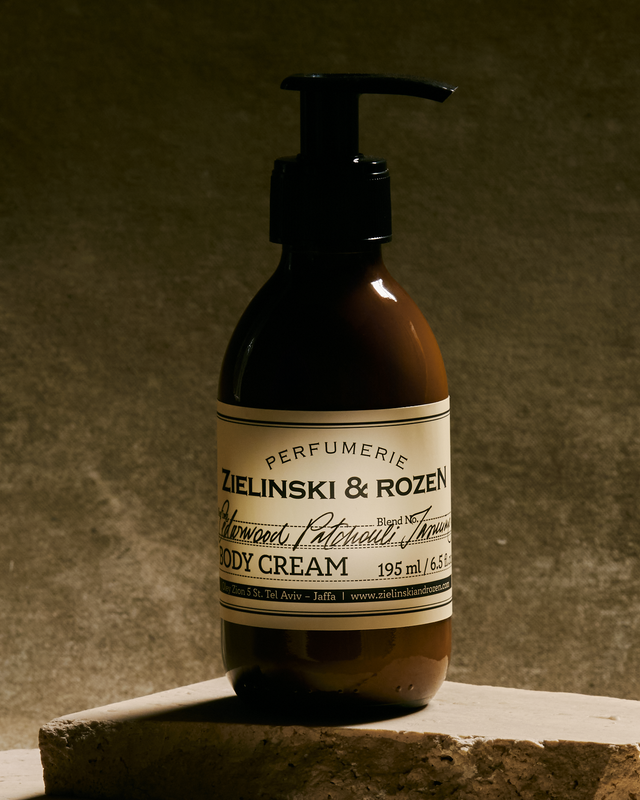 Body cream Cedarwood, Patchouli, Jasmine (195 ml)