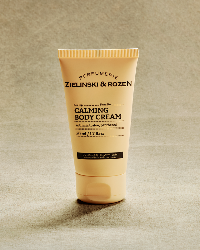 Calming body cream with mint, aloe, panthenol (50 ml)