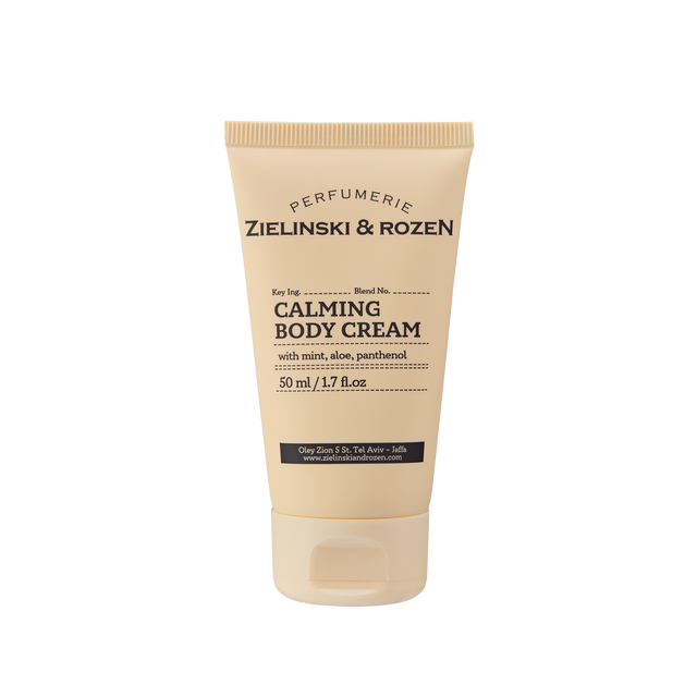 Calming body cream with mint, aloe, panthenol (50 ml)