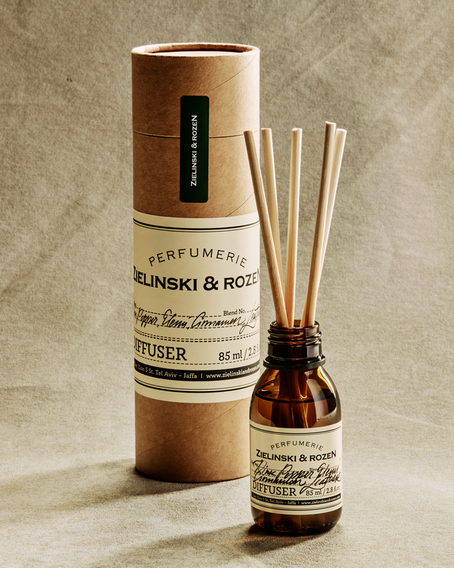 Diffuser Pink Pepper, Elemi, Cinnamon, Leather