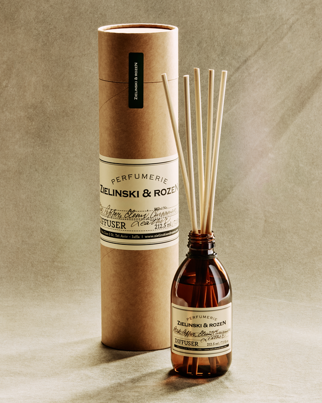 Diffuser Pink Pepper, Elemi, Cinnamon, Leather