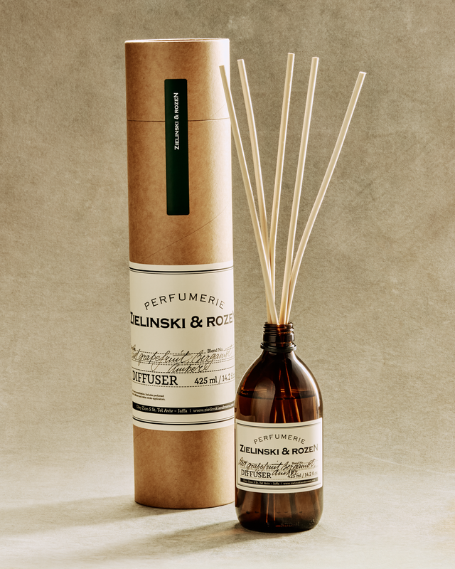 ناشر رائحة الجريب فروت الأحمر، البرغموت، العنبر