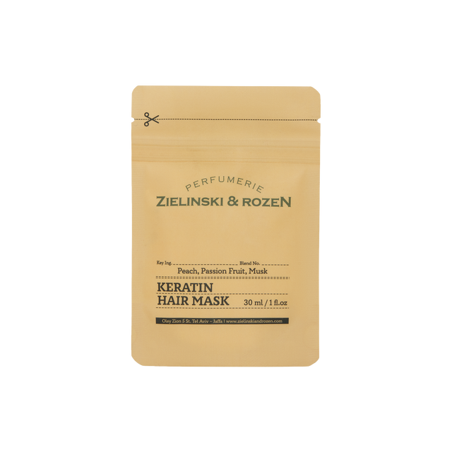 قناع الكيراتين بالفلفل الأسود، نجيل الهند، النيرولي، العنبر (200 مل)