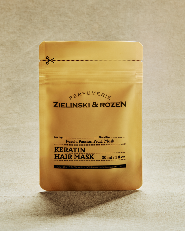 قناع الكيراتين بالفلفل الأسود، نجيل الهند، النيرولي، العنبر (200 مل)