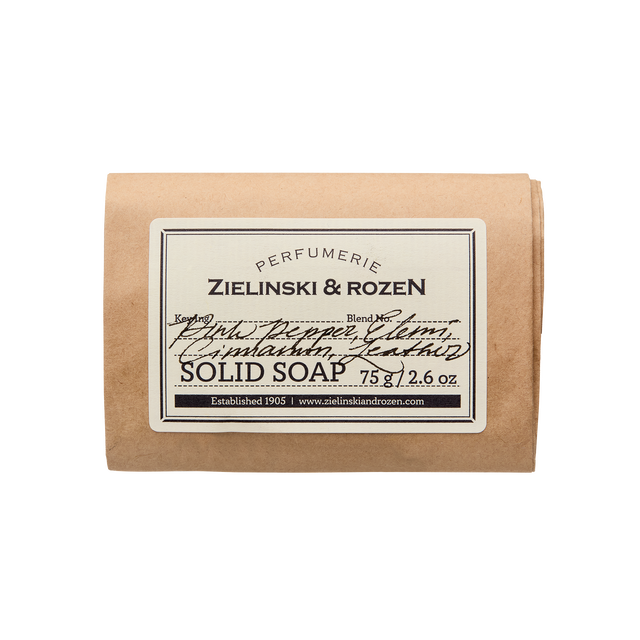 Solid soap Pink Pepper, Elemi, Cinnamon, Leather (75 g)