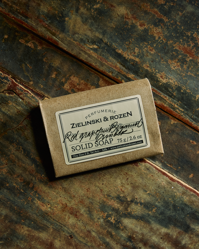 Solid soap Red grapefruit, Bergamot, Amber (75 g)