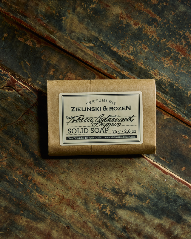 Solid soap Tobacco, Cedarwood, Pepper (75 g)