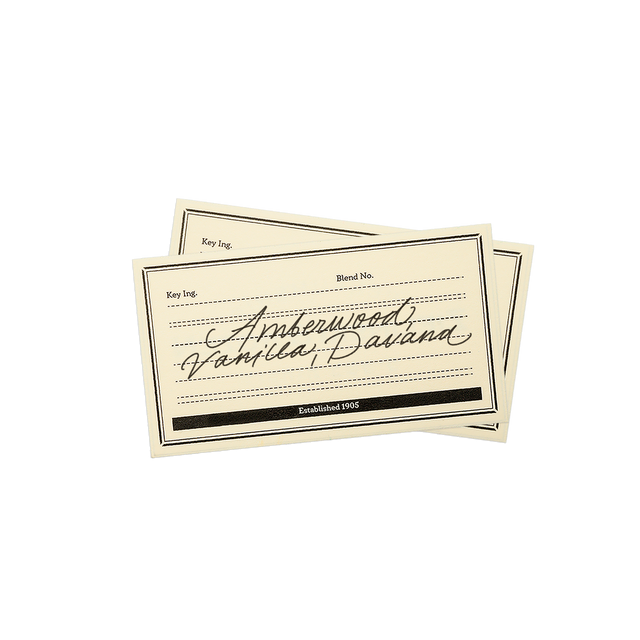 Amberwood, Vanilla, Davana