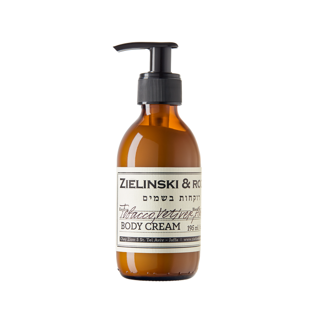 Body cream Tobacco, Vetiver, Amber (195ml)