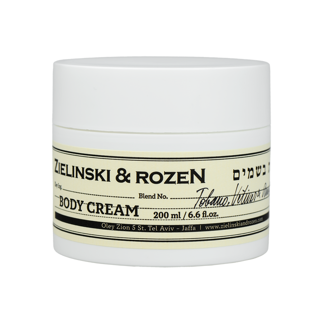 Body cream Tobacco, Vetiver, Amber (200 ml)