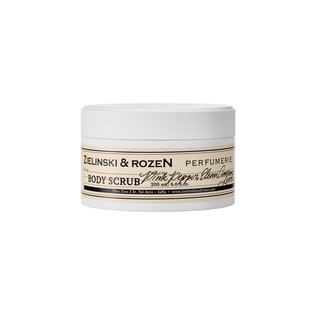 Body scrub Pink Pepper, Elemi, Cinnamon, Leather (200 ml)