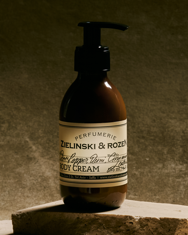Body cream Pink Pepper, Elemi, Cinnamon, Leather (195 ml)
