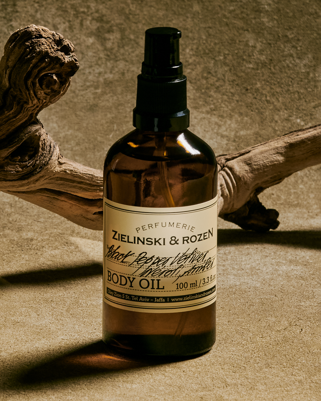 Body oil Black Pepper, Vetiver, Neroli, Amber (100 ml)