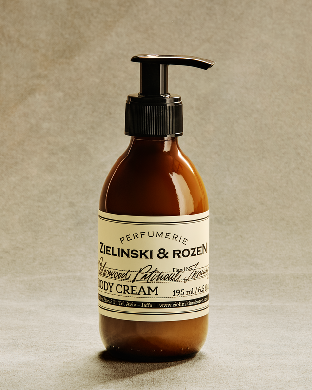Body cream Cedarwood, Patchouli, Jasmine (195 ml)
