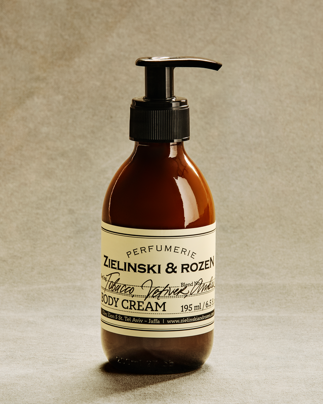 Body cream Tobacco, Vetiver, Amber (195ml)