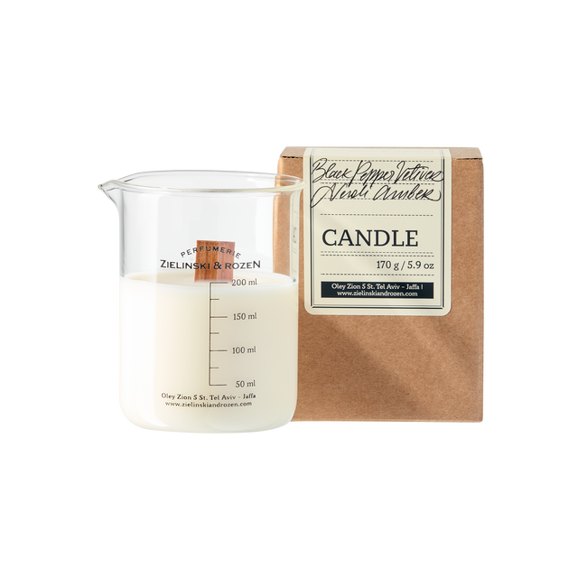 Candle Black Pepper, Vetiver, Neroli, Amber (170 g)