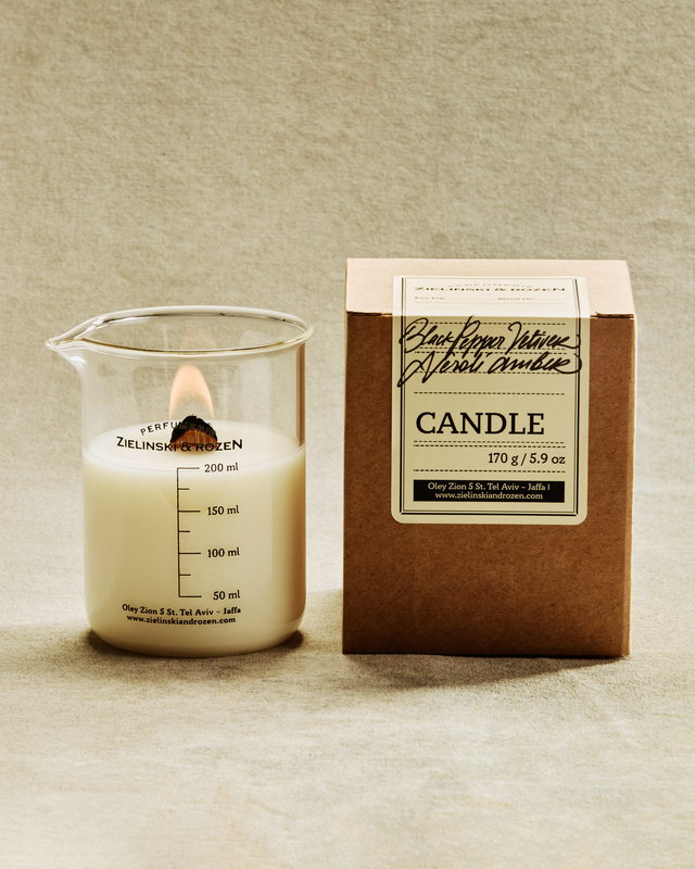 Candle Black Pepper, Vetiver, Neroli, Amber (170 g)