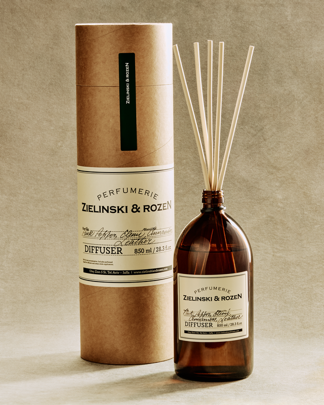 Diffuser Pink Pepper, Elemi, Cinnamon, Leather