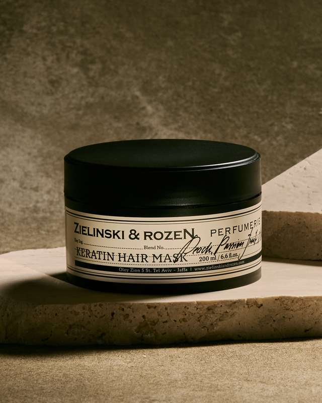 قناع الكيراتين بالفلفل الأسود، نجيل الهند، النيرولي، العنبر (200 مل)