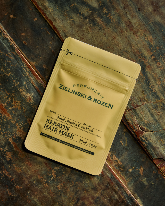 قناع الكيراتين بالفلفل الأسود، نجيل الهند، النيرولي، العنبر (200 مل)