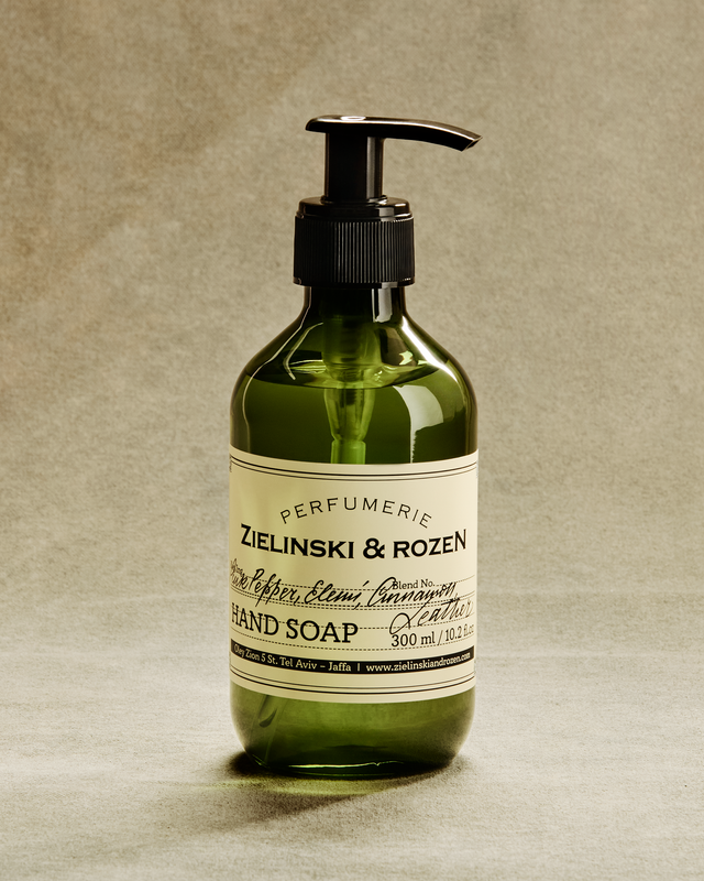 Liquid soap Pink Pepper, Elemi, Cinnamon, Leather (300 ml)