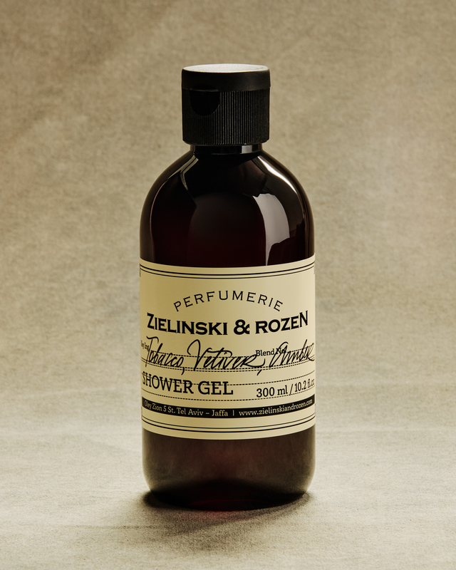 Shower gel Tobacco, Vetiver, Amber (300 ml)
