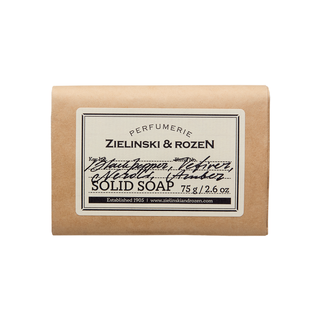 Solid soap Black Pepper, Vetiver, Neroli, Amber (75 g)