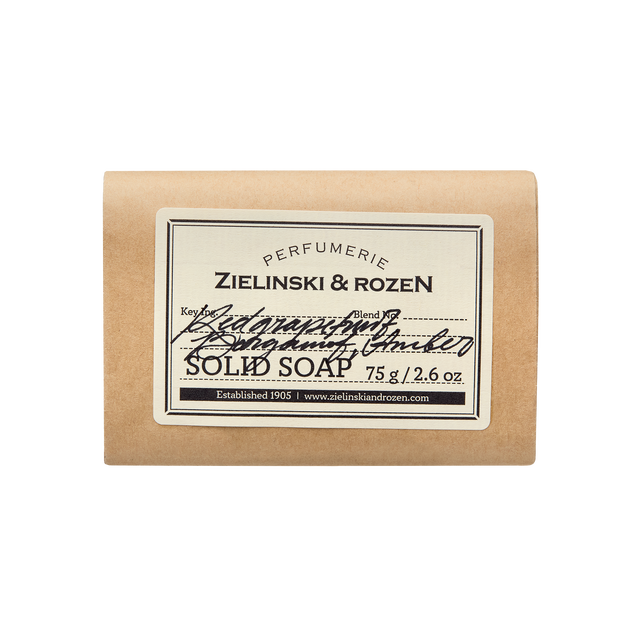 Solid soap Red grapefruit, Bergamot, Amber (75 g)