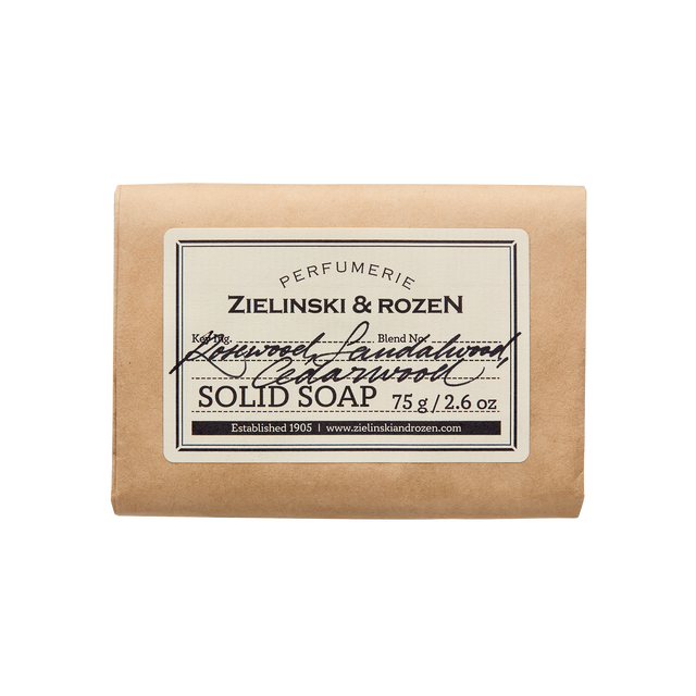 Solid soap Rosewood, Sandalwood, Cedarwood (75 g)