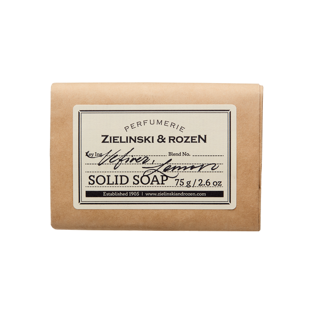 Solid soap Vetiver, Lemon (75 g)