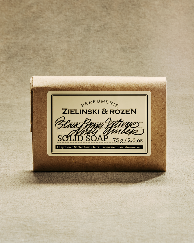 Solid soap Black Pepper, Vetiver, Neroli, Amber (75 g)