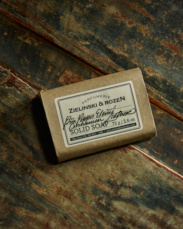 Solid soap Pink Pepper, Elemi, Cinnamon, Leather (75 g)