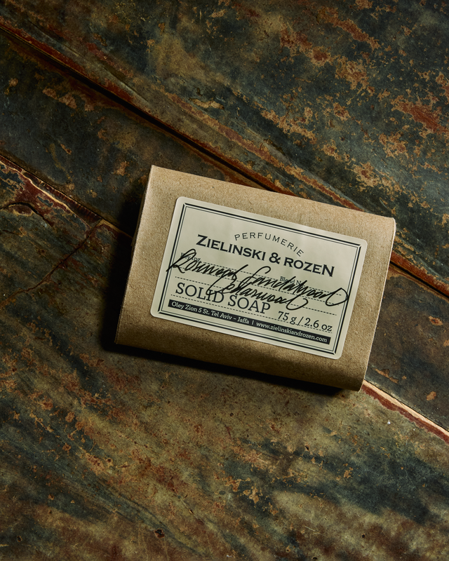 Solid soap Rosewood, Sandalwood, Cedarwood (75 g)