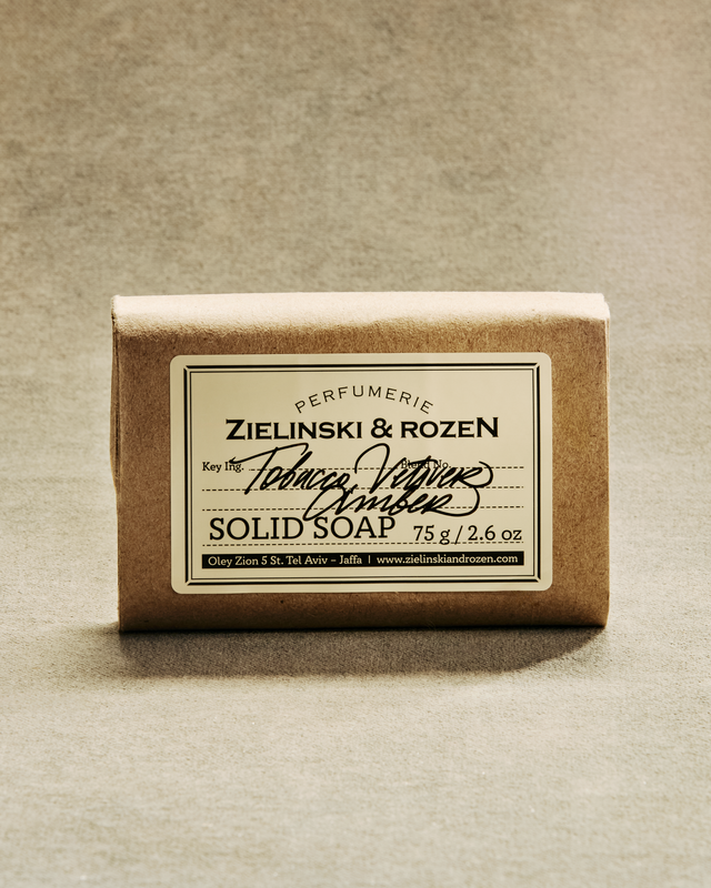 Solid soap Tobacco, Vetiver, Amber (75 g)