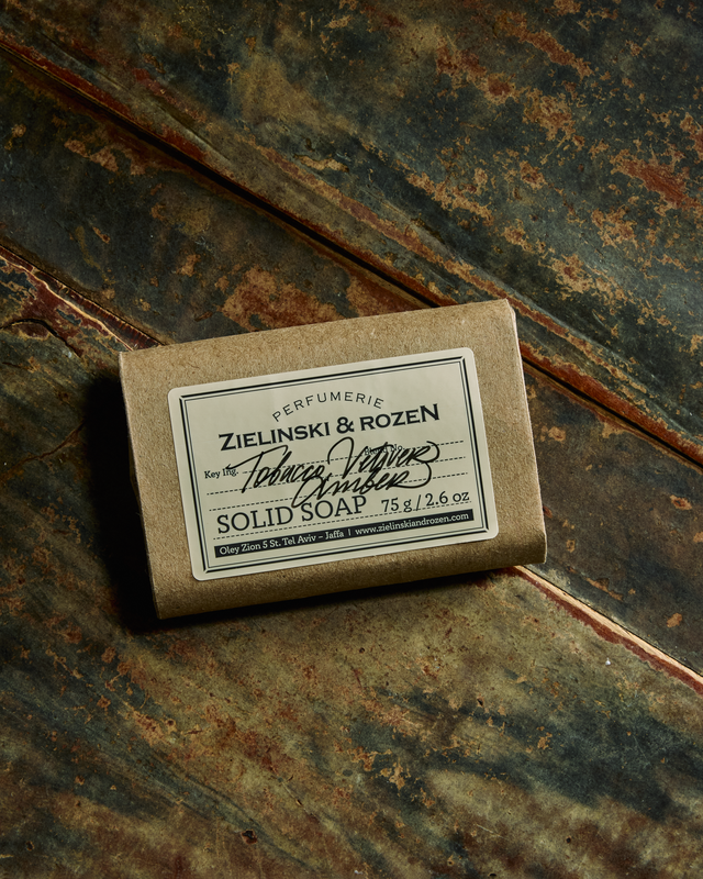 Solid soap Tobacco, Vetiver, Amber (75 g)